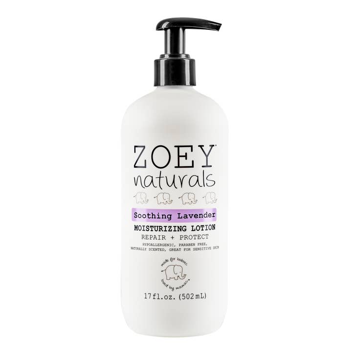 Soothing Lavender Moisturizing Lotion - 17oz for wholesale by Zoey Naturals