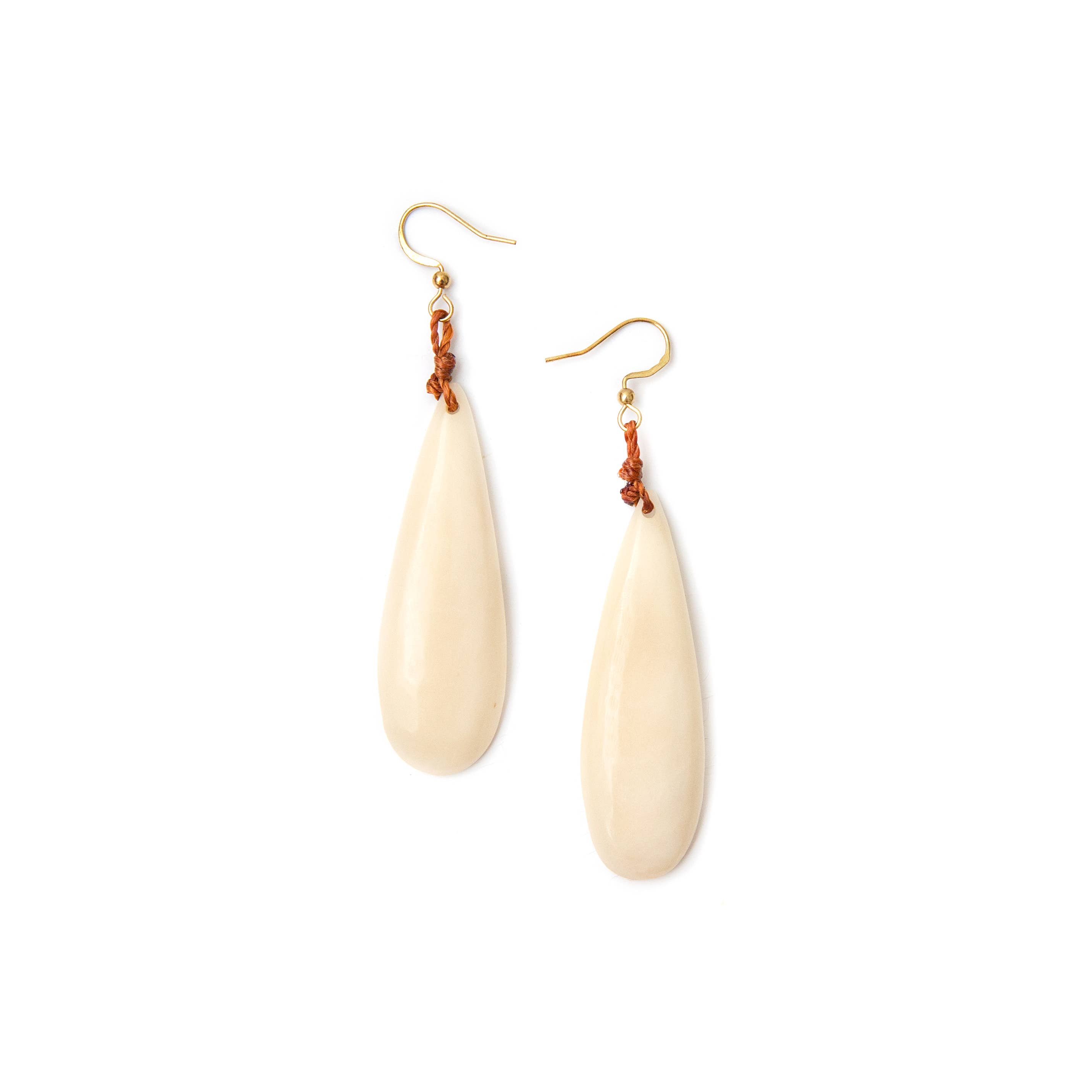 Organic Tagua Jewelry - Venta al por mayor Pendientes colgantes - Pendientes Raquel1