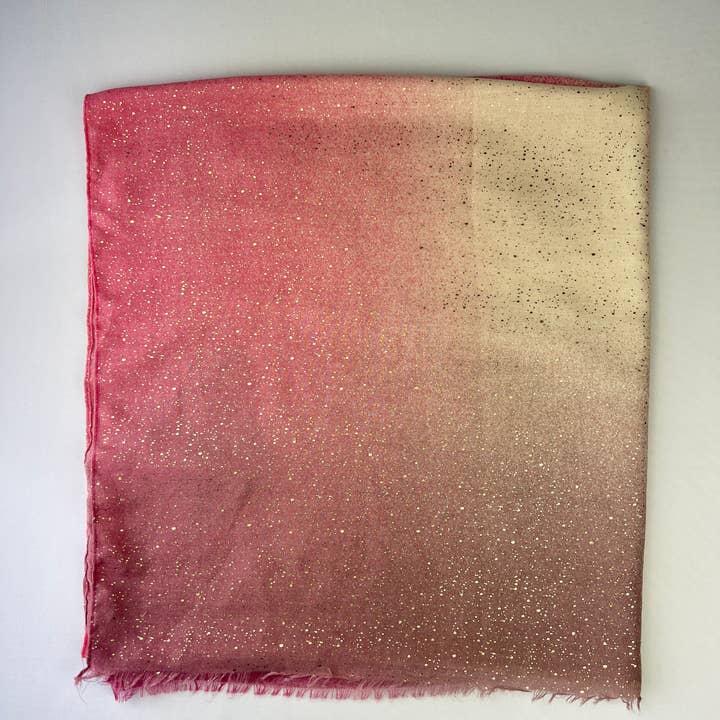 L'Emotion - Wholesale Scarf - Women's - Scarf with Silver Sequin Gradient Patterns6