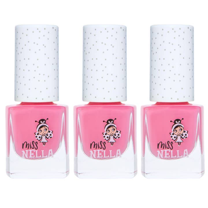 Miss Nella - Wholesale Nail Polish - Kids - Pink a Boo Kids Peel Off Odour Free Nail Polish2