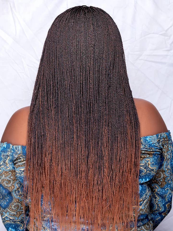 Perruque tressée - Marron noir pour la vente par Exekutie Braided Wigs