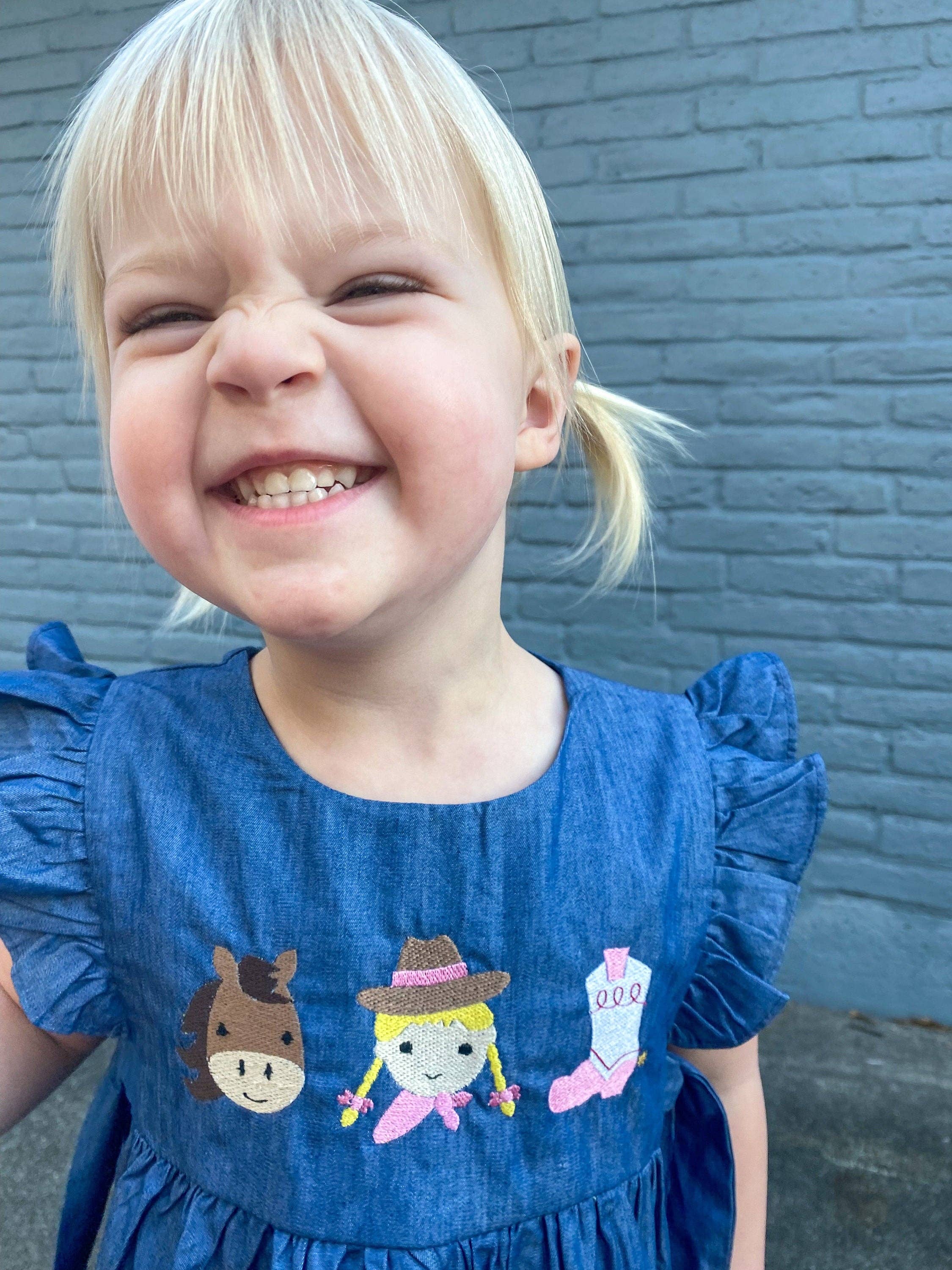 Rea Rea J's - Wholesale Dress - Kids - Cowgirl Trio Dress3