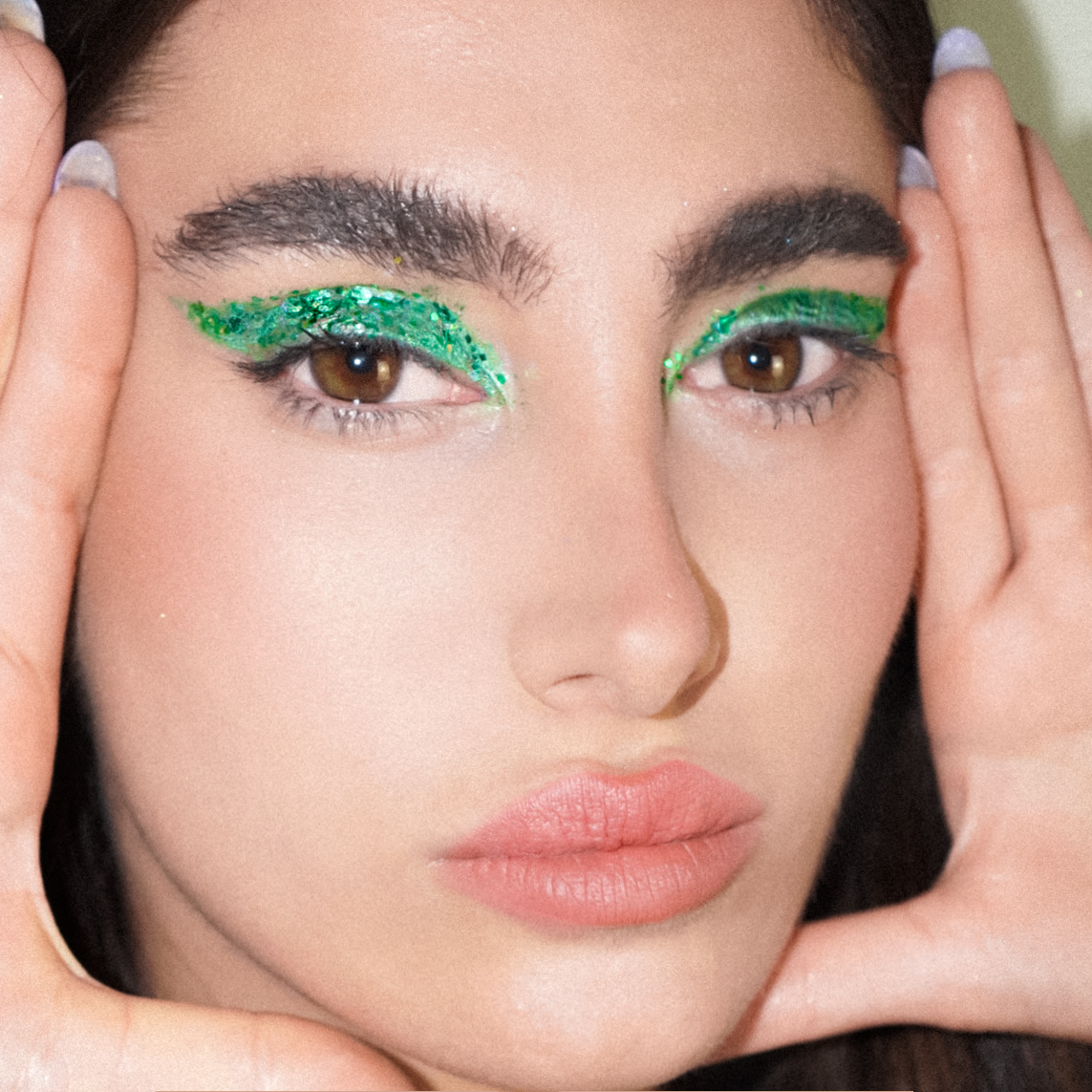 REMOVED BRAND - Vendita all'ingrosso Glitter/Illuminante corpo - Gel verde glitterato «Lucky Lady» per capelli, viso, corpo1