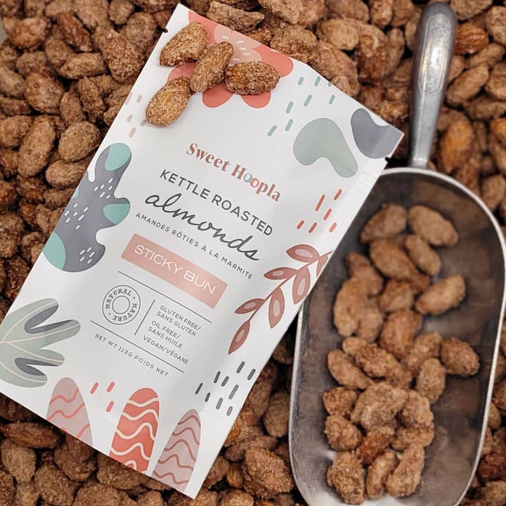 Sweet Hoopla - Wholesale Nuts - Kettle Roasted Almonds (STICKY BUN)