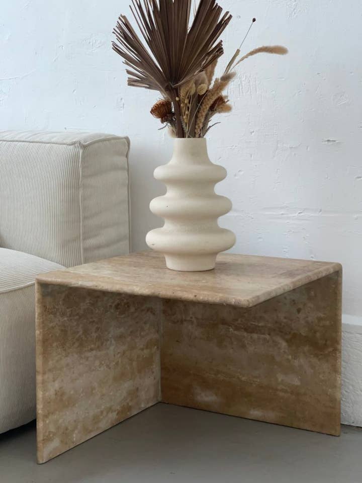 Moroccan Travertine Table for wholesale by Berber Designers