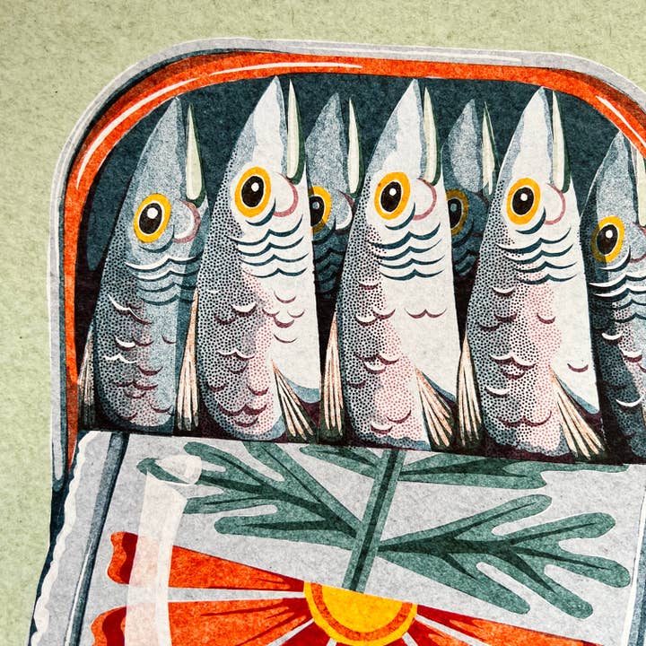 Chaos Magic Studio - Wholesale Art Print - Sardines - Multiple Size Options