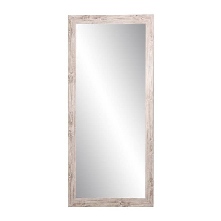 Cream Farmhouse Grain Bodenspiegel 32 „x 71" für den Großhandel von BrandtWorks