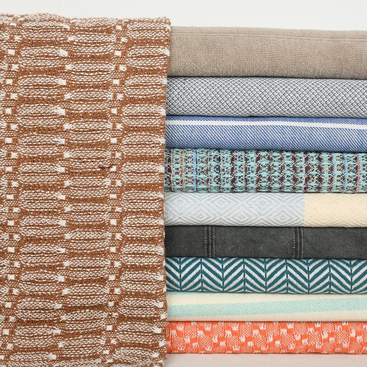 Organic Monogrammed Turkish Cotton Dish Towel Set for wholesale by Organic Turkish Towels