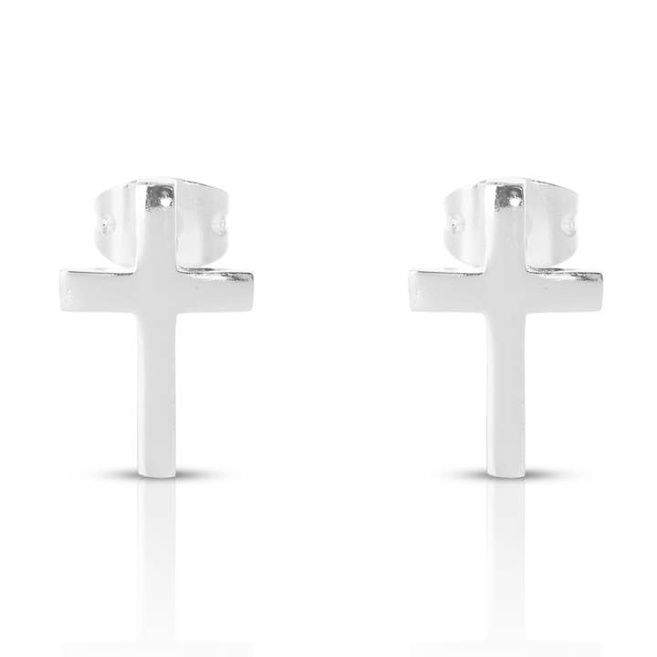 PENDENTIF FORME CROIX PLAQUÉ ARGENT pour la vente par Destellos Mediterranean Jewels