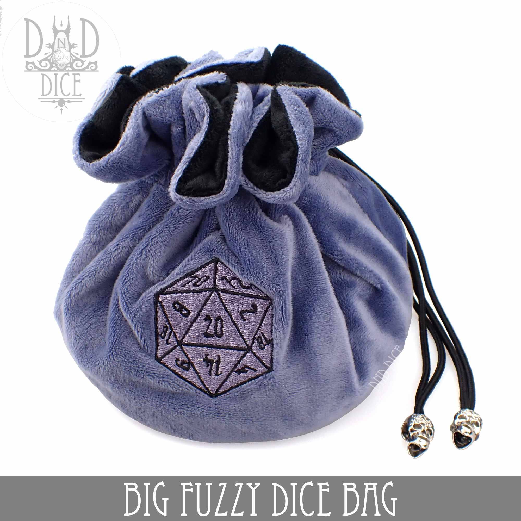 DNDDICE.COM - Wholesale Dice - Big Fuzzy Dice Bag - 6 Colors4