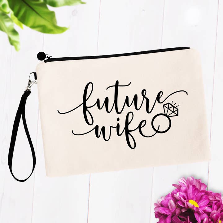 Future Wife Makeup Bags for wholesale by SheMugs