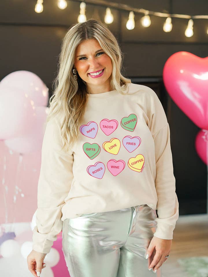 Mon sweat-shirt en micropolaire préféré, ivoire pour la vente par GRACE+EMMA by Southern Grace