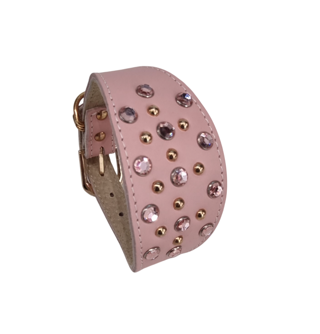 jmc creadog – coleira - Cão por atacado – Coleira Dali para Greyhound Cinza3