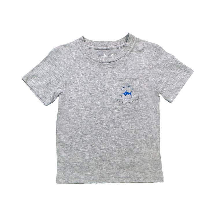 Grey Heather Tuna Graphic Tee for wholesale on Faire
