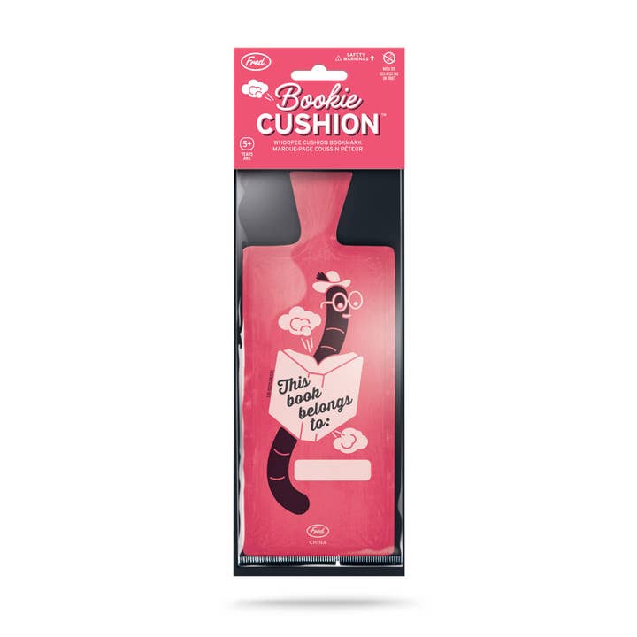 Fred & Friends - Wholesale Bookmark - Bookie Cushion - Whoopee Cushion Bookmark
