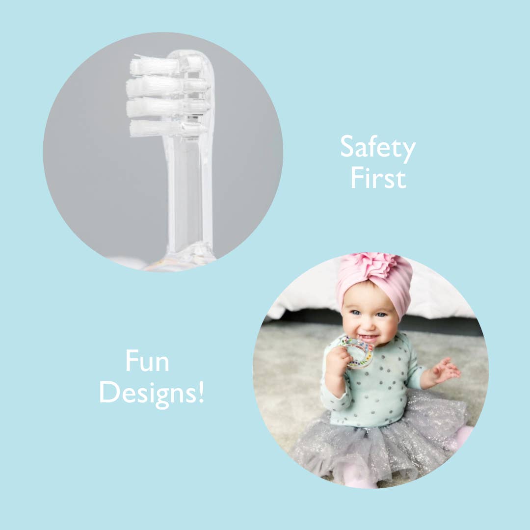 HAMICO -Innovative Toothbrush - Wholesale Toothbrush - Kids & Baby - Baby Training Toothbrush - Things That Go | 6 Individual packs5