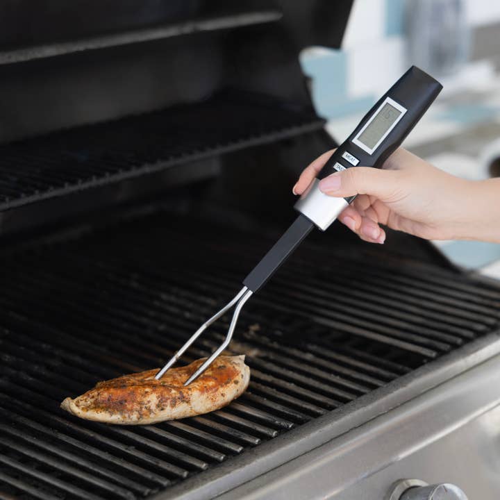 Fox Run Brands - Wholesale Thermometer - Outset Grill Fork Digital Meat Thermometer For BBQ