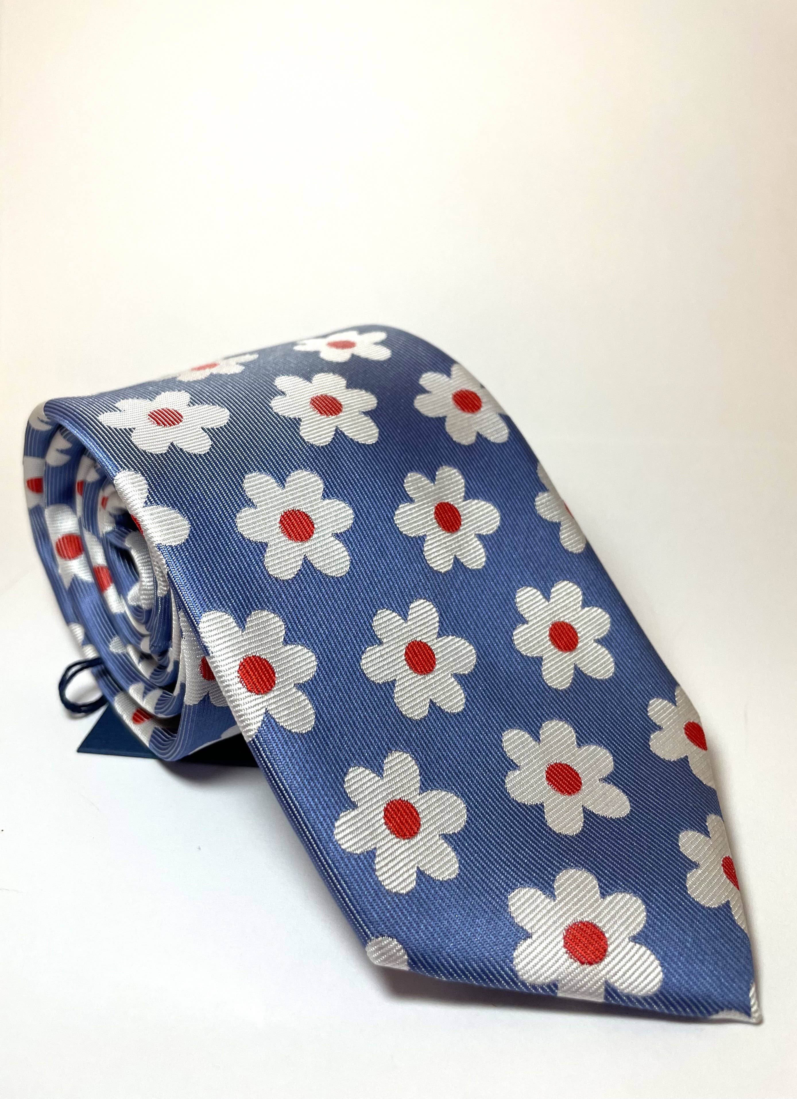 Andaluza De Corbatas SLU - Wholesale Necktie - Men's - Daisy Flowers Tie0