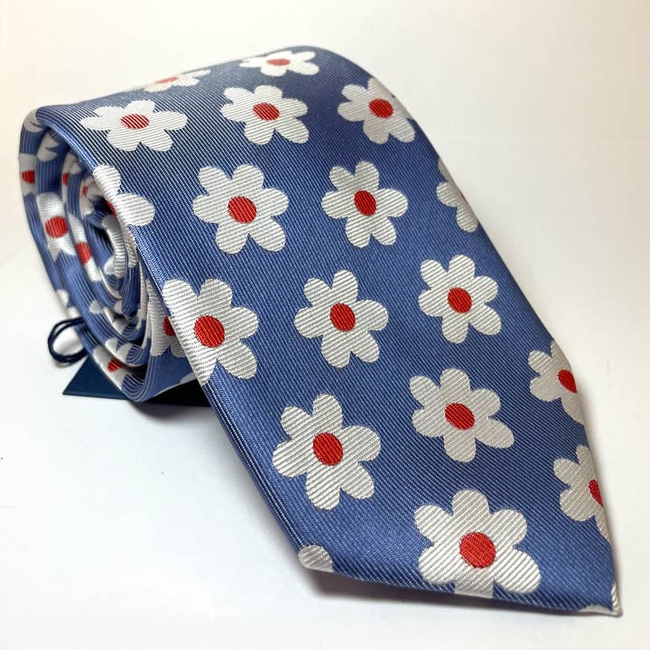 Andaluza De Corbatas SLU - Wholesale Necktie - Men's - Daisy Flowers Tie0