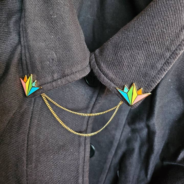 misomomo - Wholesale Lapel Pin/Button - Rainbow Collar Pins1