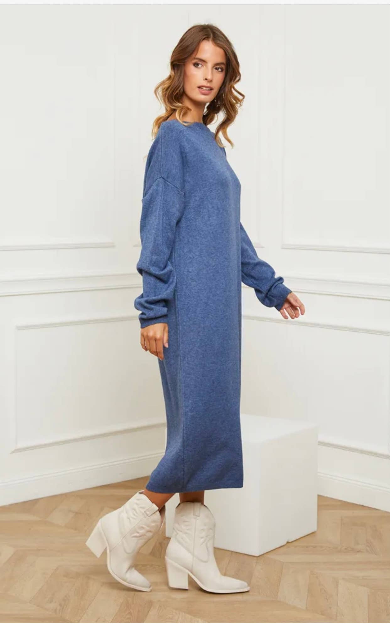 LÉA & LUC - Wholesale Dress - Women's - Sweater dress REF. 2227123