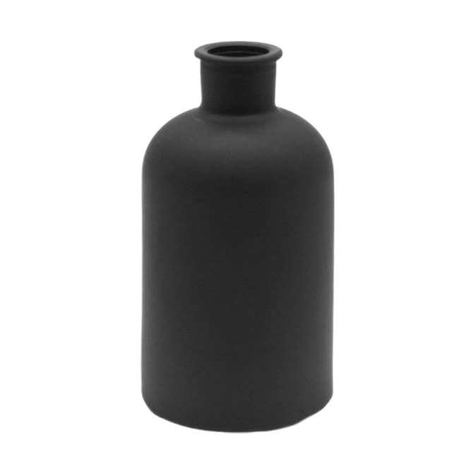 Large Black Glass Bottle for wholesale by WT Collection