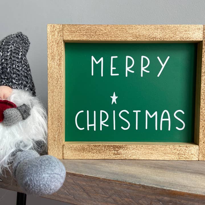 Merry Christmas Sign for wholesale by Finn & I
