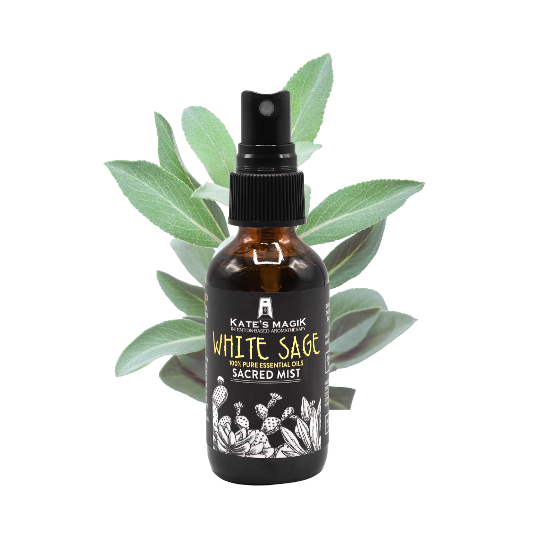 Kate's Magik - Wholesale Aromatherapy Mist - White Sage Aromatherapy Mist 4oz1