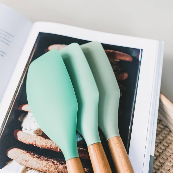 AFewSpareMoments - Wholesale Spatula/turner - Spatulas, Engraved kitchen utensils, Wood, Silicone,9