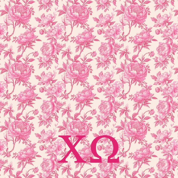 Over The Moon Greek - Wholesale Throw Blanket - Sorority Floral Minky Blanket5