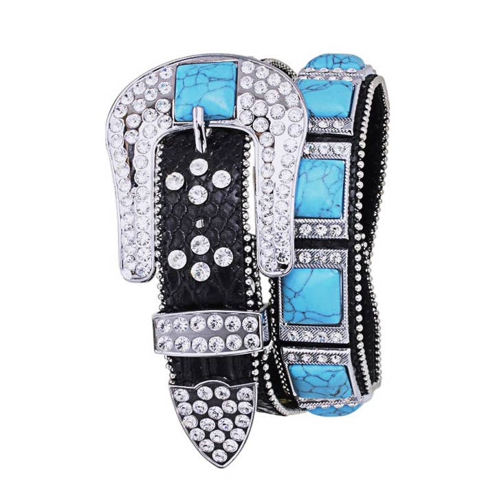 Turquoise Stone Belt for wholesale by Rope & Spurs