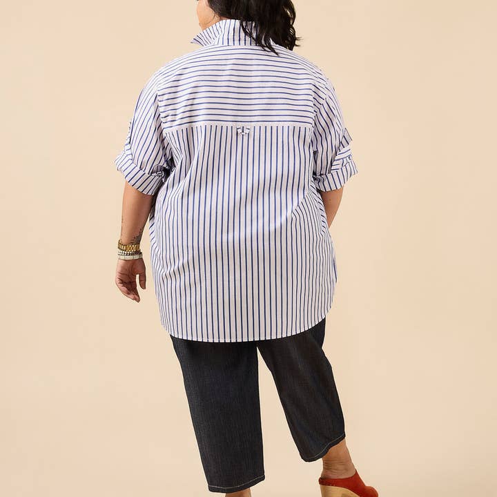 Closet Core Patterns - Wholesale Craft Sewing Kit - Jenna Shirt + Shirtdress Sewing pattern11