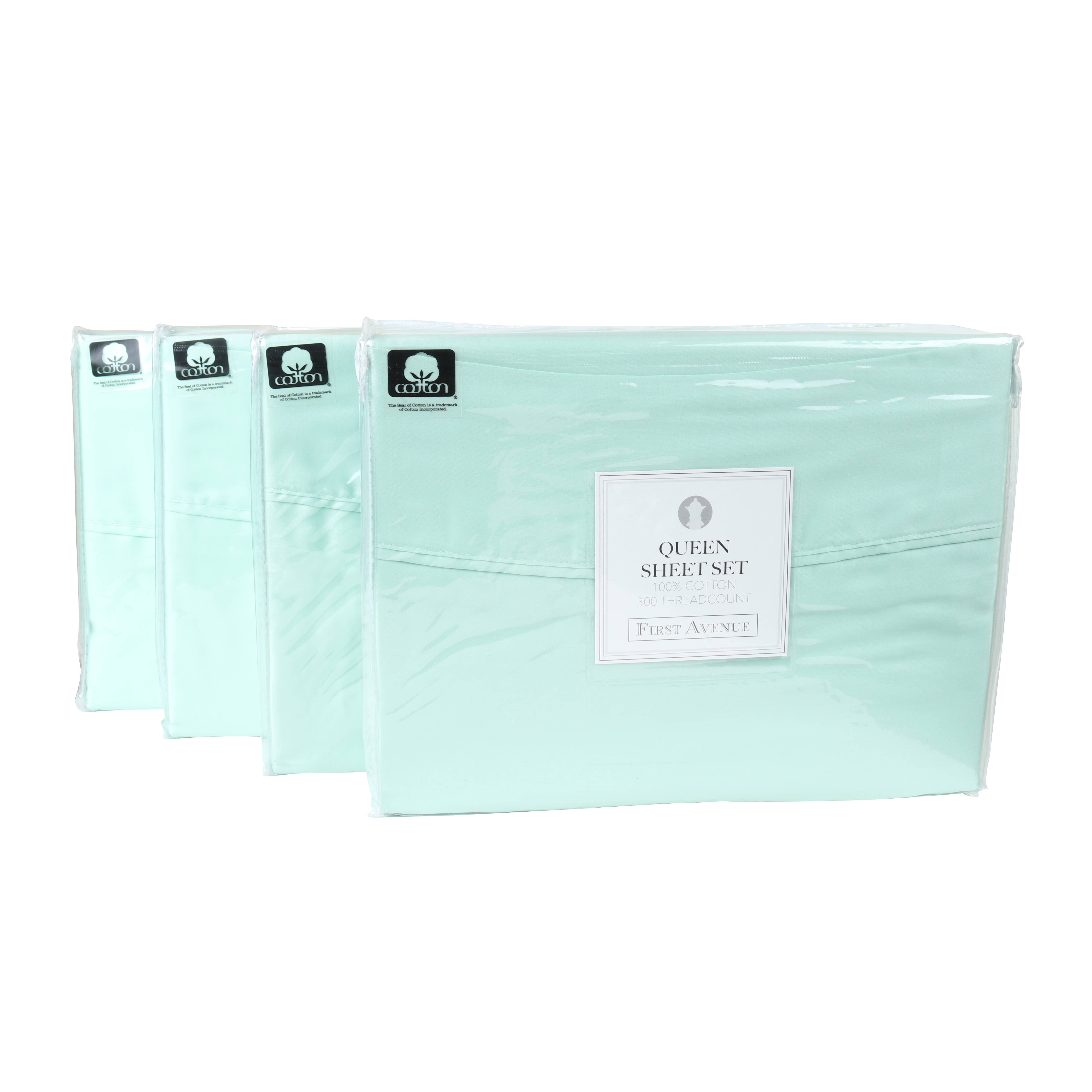 Arkwright Home - Wholesale Sheet Set - First Avenue 4pc Cotton Sheet Set - 300 Thread Count2