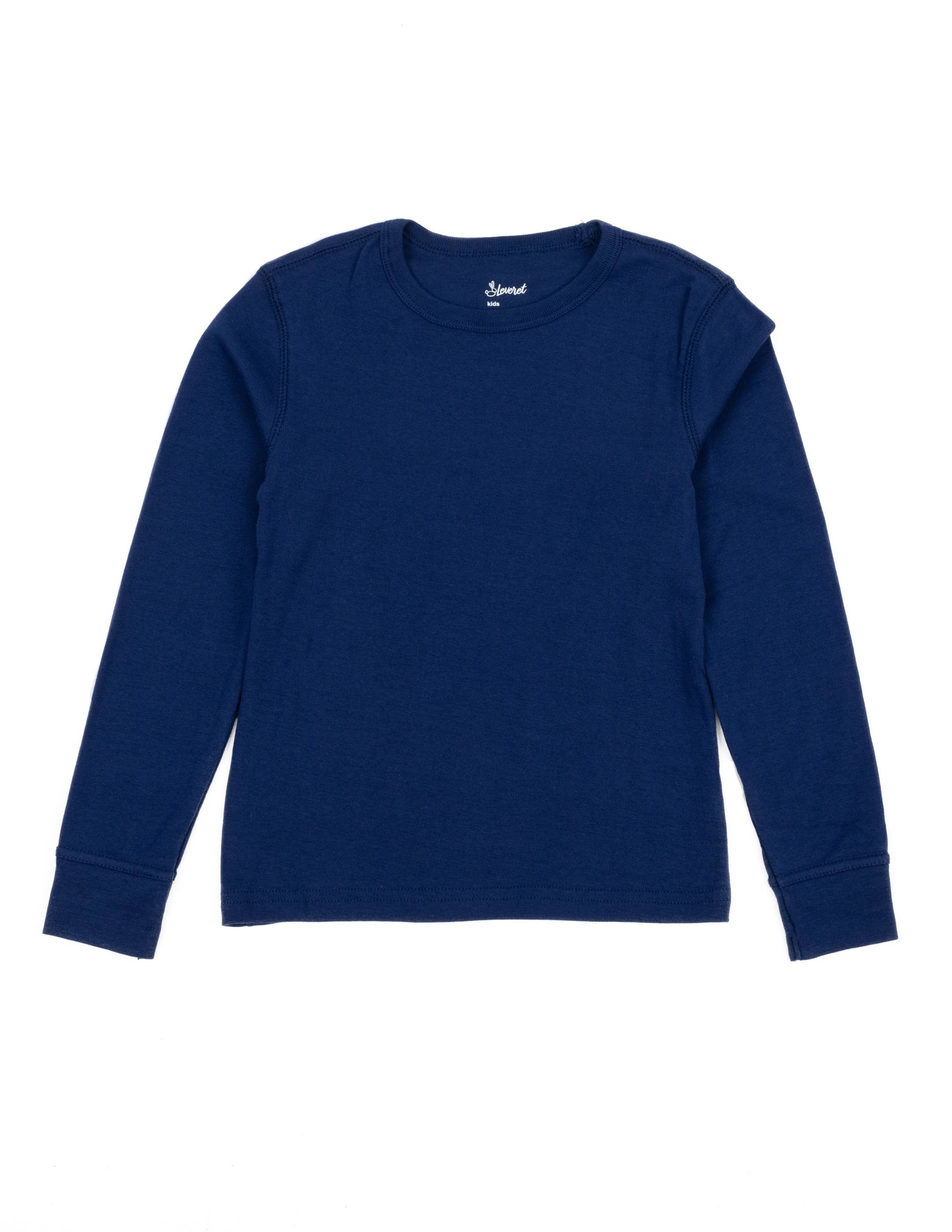 Leveret Pajamas – wholesale T-shirt – Kids – Kids Long Sleeve Cotton T-Shirt Basics Back to School Kids18