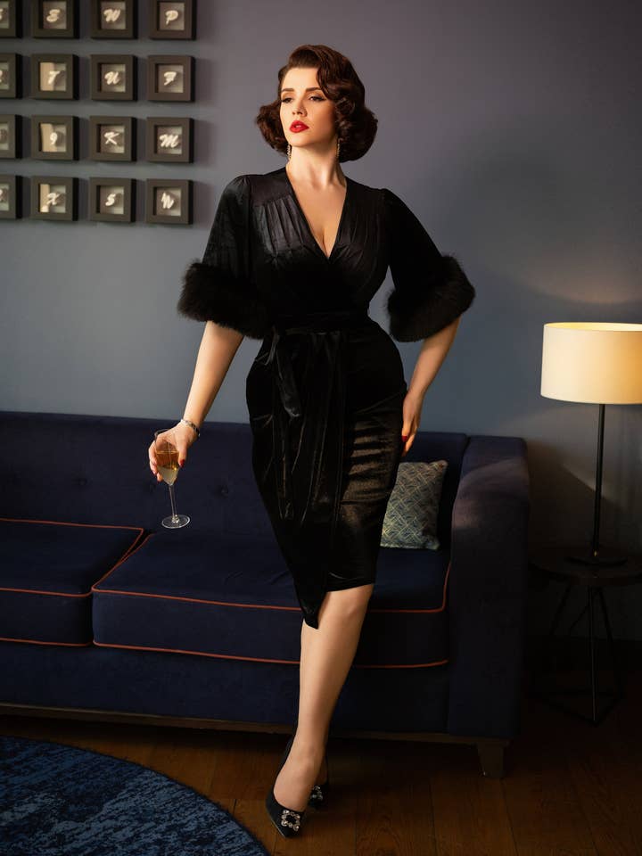 The 5th Avenue Dress in Black for wholesale by Elle Rebel