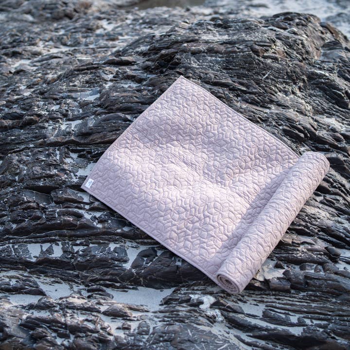 Cotton Yoga Mat in Pink- Padma Yoga Mat for wholesale by AKISO