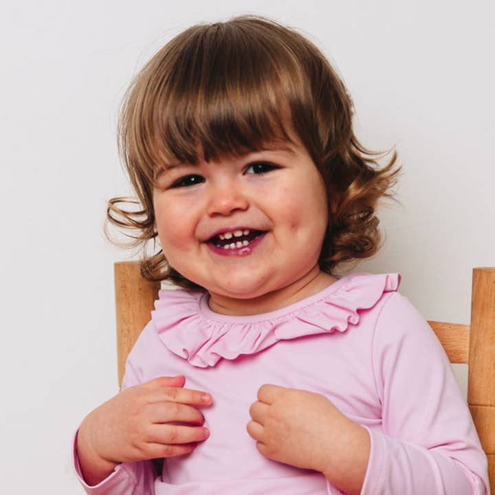 Pink ruffle collar pink collar for wholesale by Happy Duck