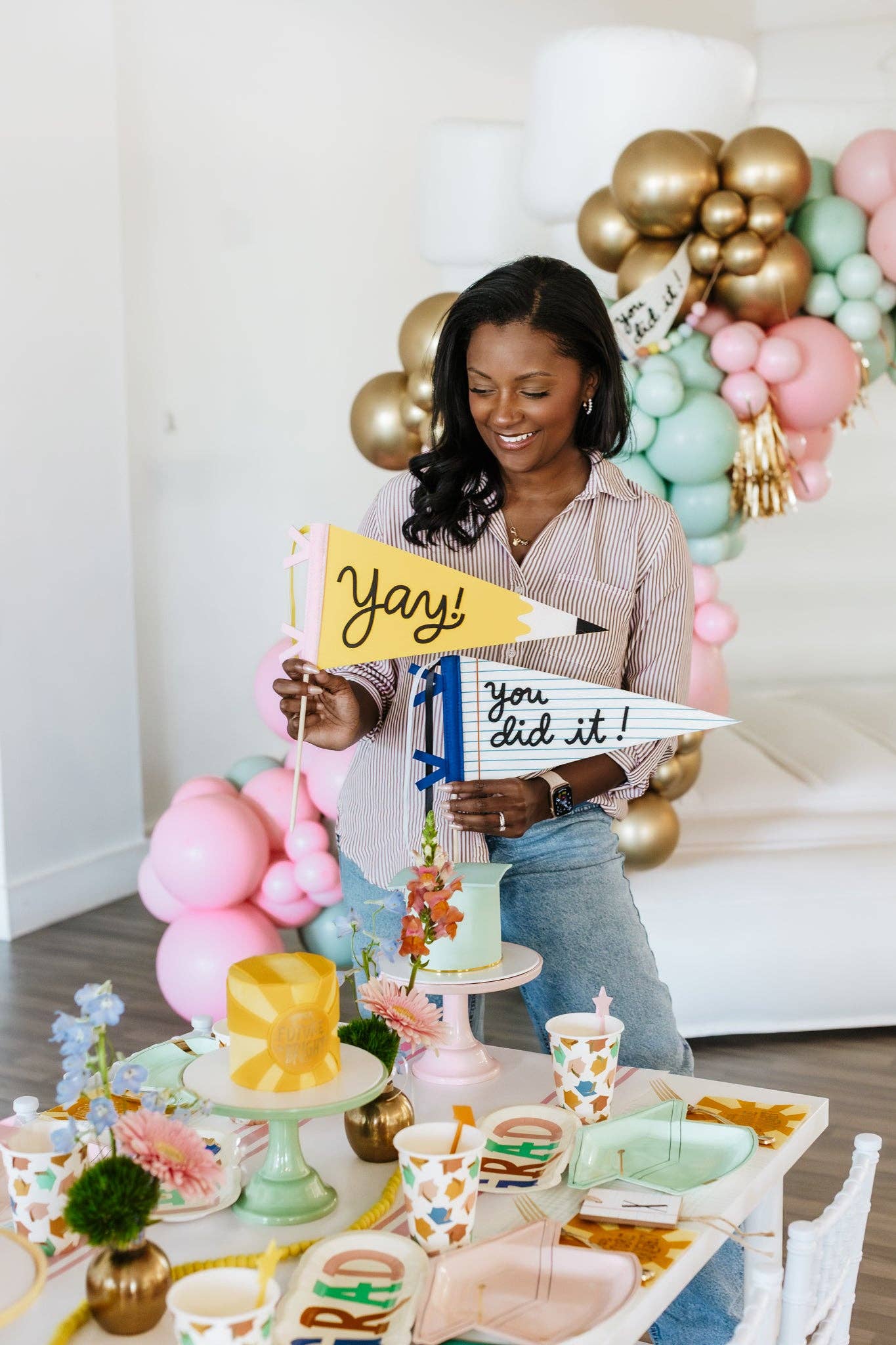 My Mind’s Eye - Vente Affiche/banderole de fête - YGD1115 - Occasions par Shakira - Fanion en feutre Yay Pencil1