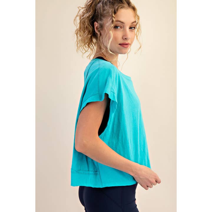 Rae Mode - Wholesale Shirt - Women's - COTTON SLUB OPEN BACK TOP7