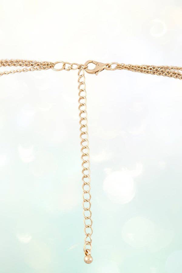 Andrea Bijoux - Wholesale Pendant/Charm Necklace - DISK LAYERED CROSS PENDANT NECKLACE1