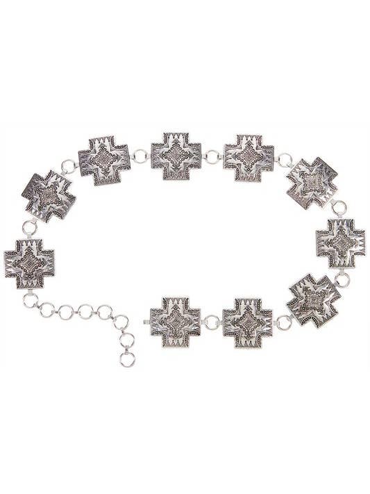 CORREIA WESTERN CROSS CONCHO SX0030 por atacado de anbfashion