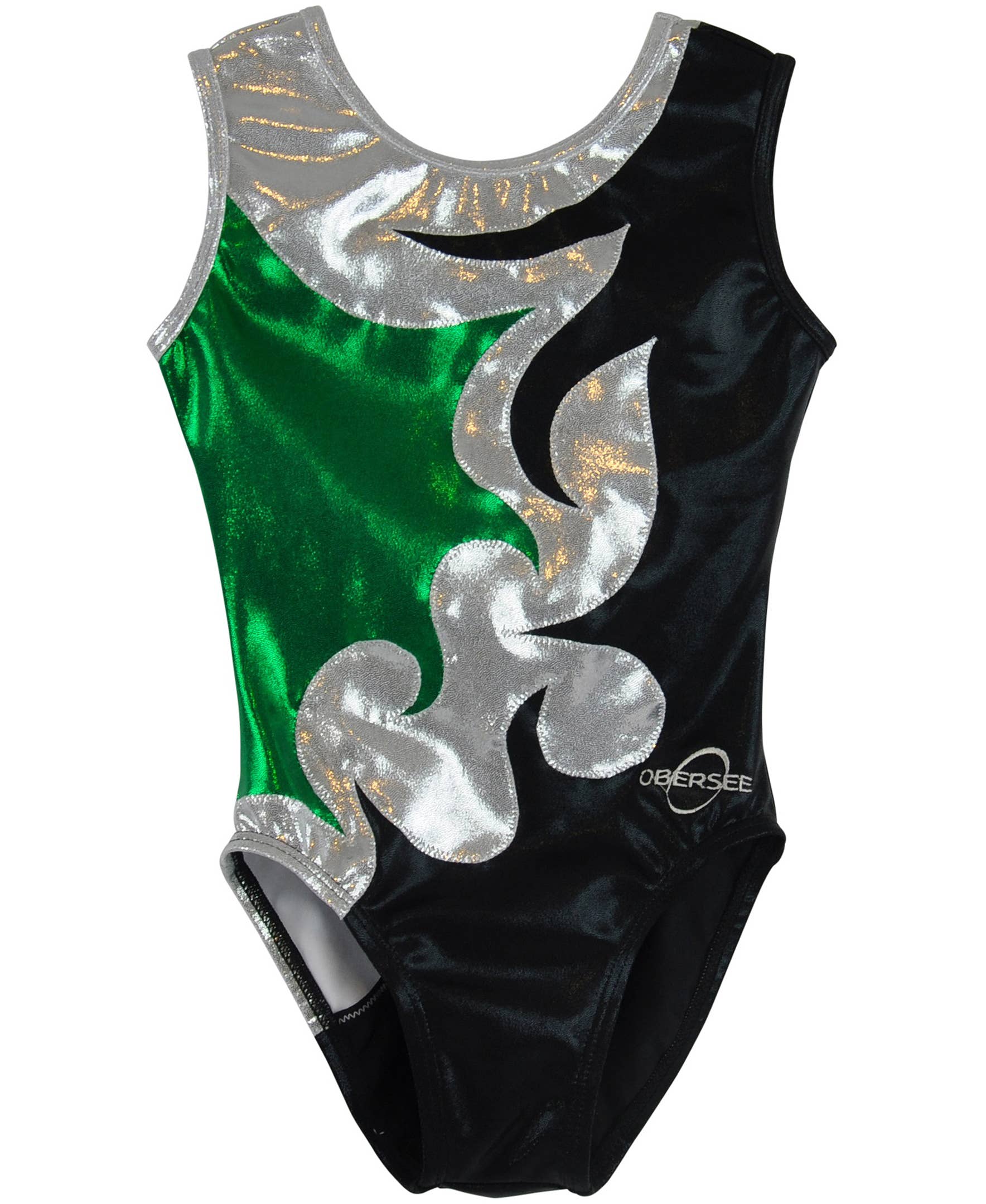 Obersee - Wholesale Lingerie Bodysuit - Women's - Girl's Gymnastics Leotard - Mia Green0