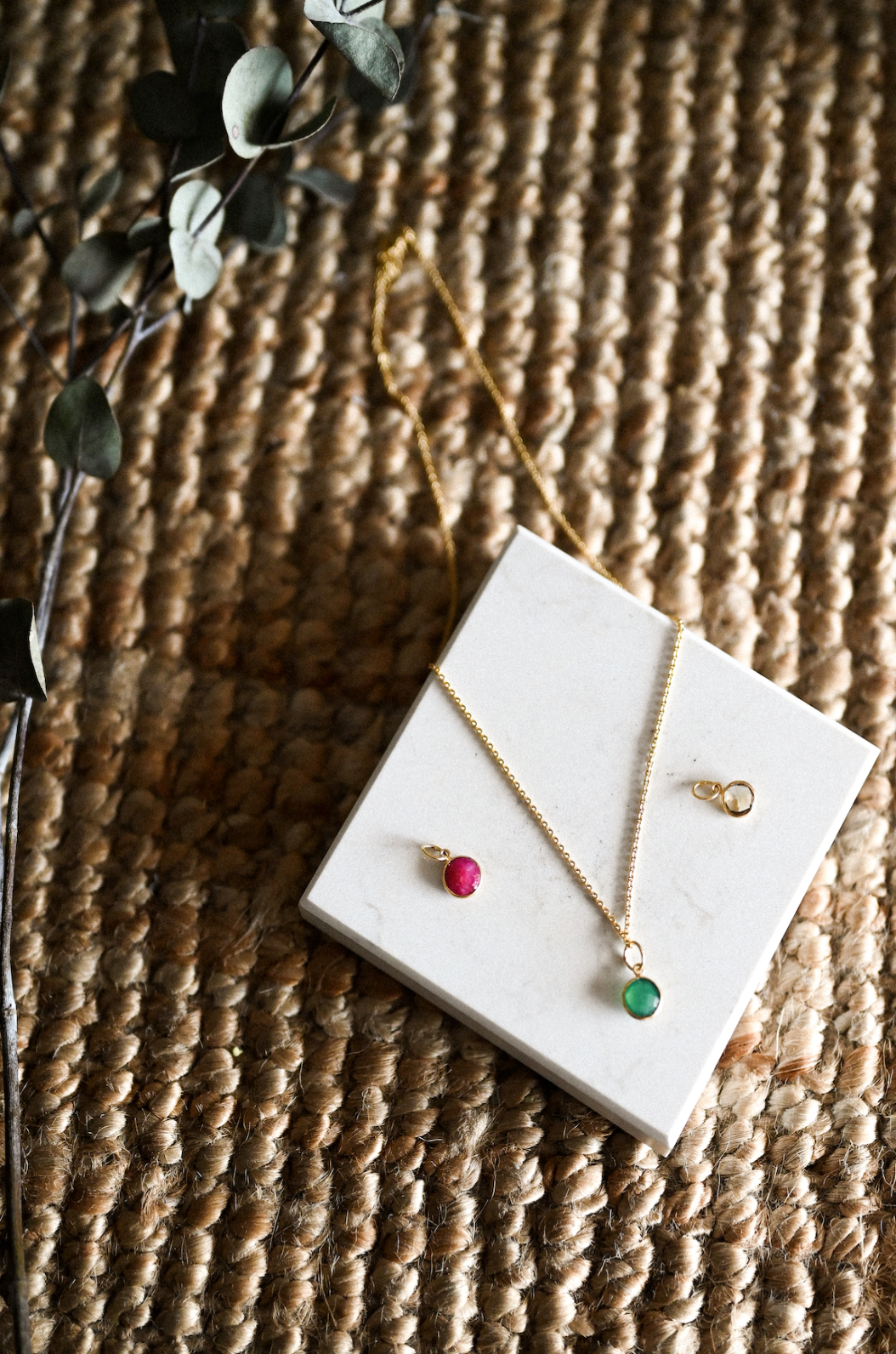 Oser Collective - Wholesale Pendant/Charm Necklace - Kaia Stone Pendant6