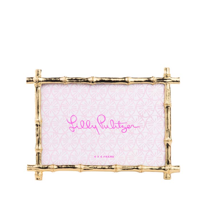 Lilly Pulitzer by Lifeguard Press - Wholesale Picture Frame - Medium Photo Frame, Bamboo
