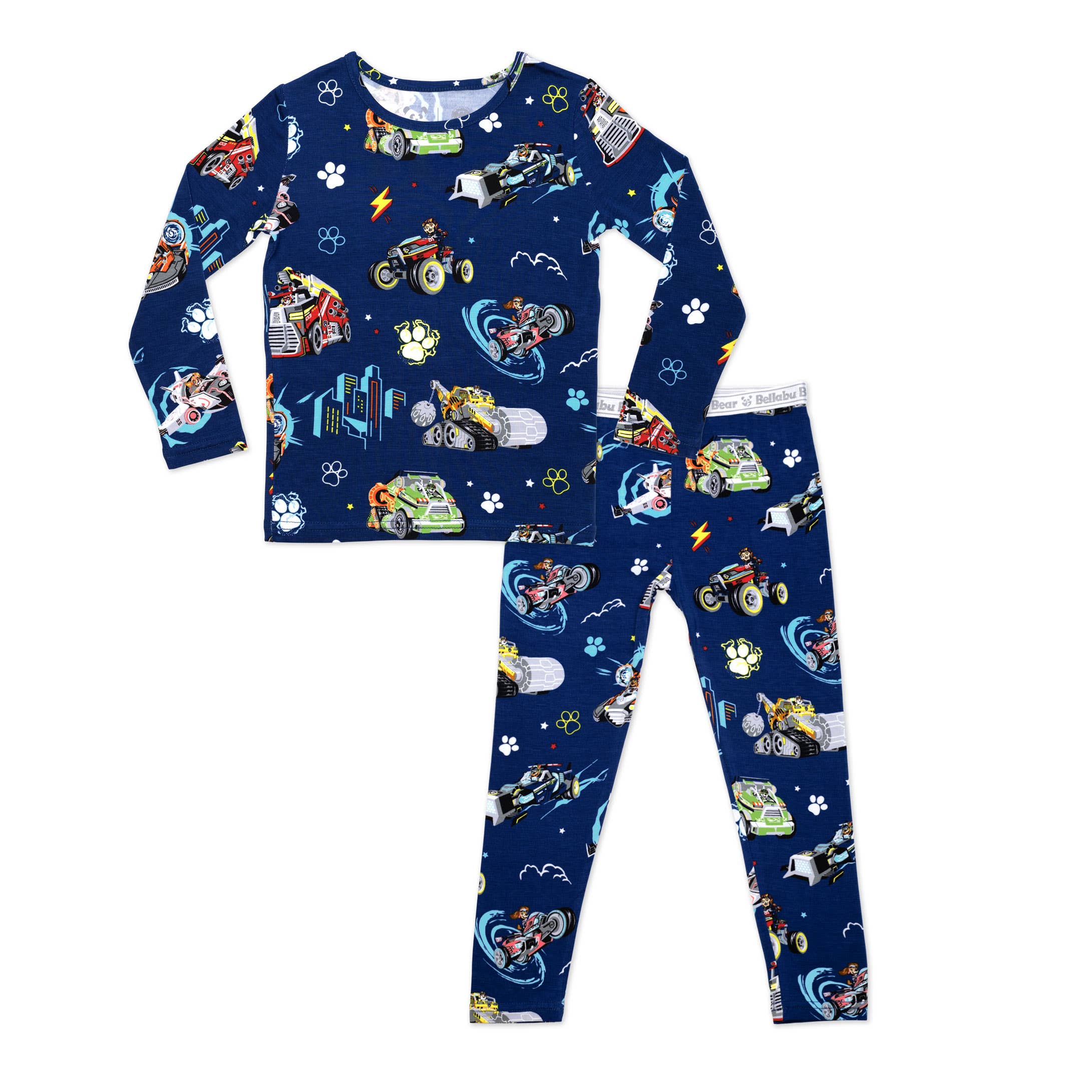 Bellabu Bear – wholesale Pyjamasset - Barn – PAW Patrol Mighty Vehicles Bambu Pyjamas för barn0