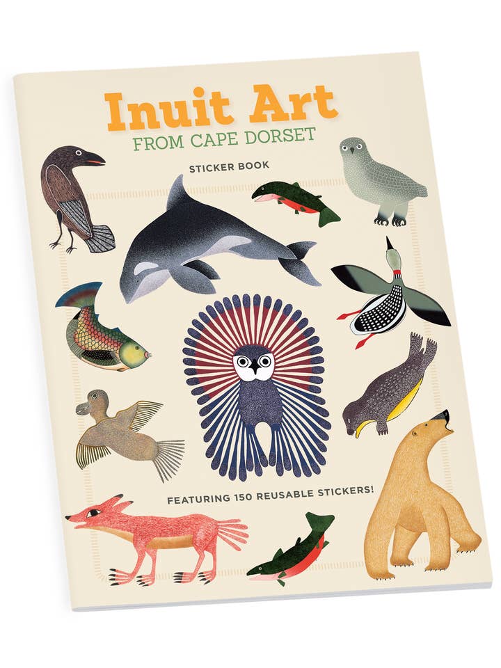Libro di Adesivi di Arte Inuit per la vendita all'ingrosso da parte di Pomegranate