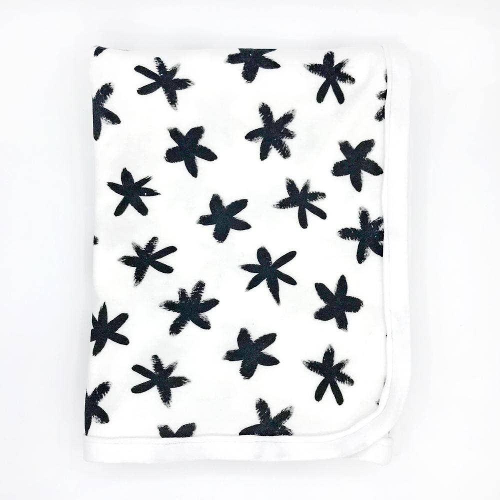 Sunny Day Designs - Wholesale Receiving Blanket - Baby - Starry Eyed Organic Cotton Baby Blanket1