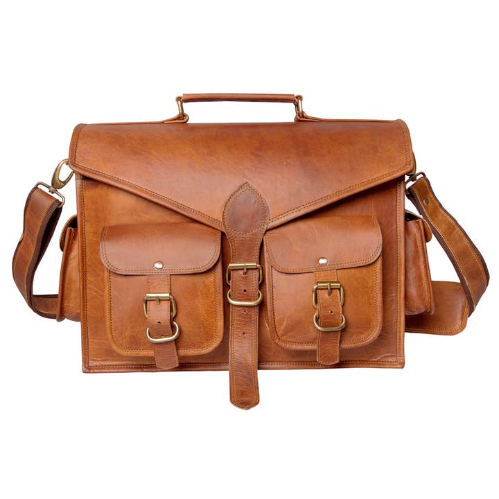 Combo Of 2 , Leather Laptop Bag AND Crossbody Gypsy Bag . for wholesale by Anuent