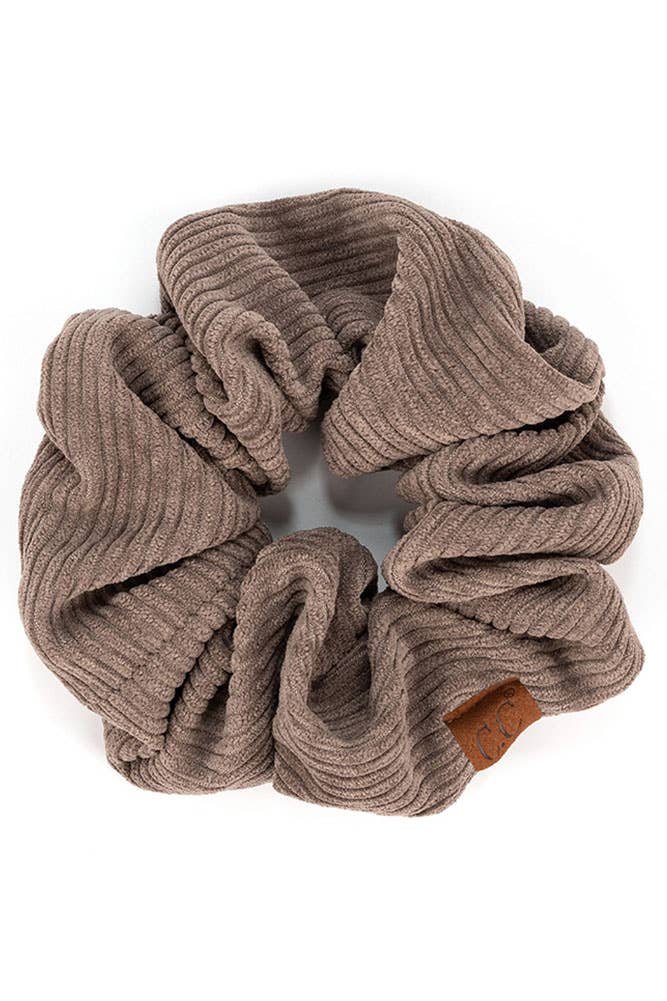 Hana - Wholesale Scrunchie - Women's - C.C Corduroy Solid Color Soft Scrunchies6
