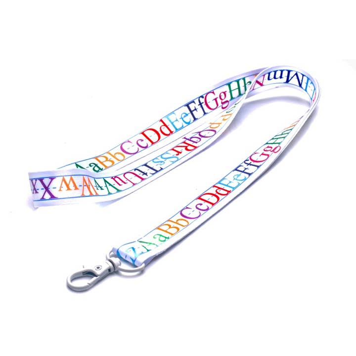 ABC Alphabet Lanyard for wholesale by Eastex